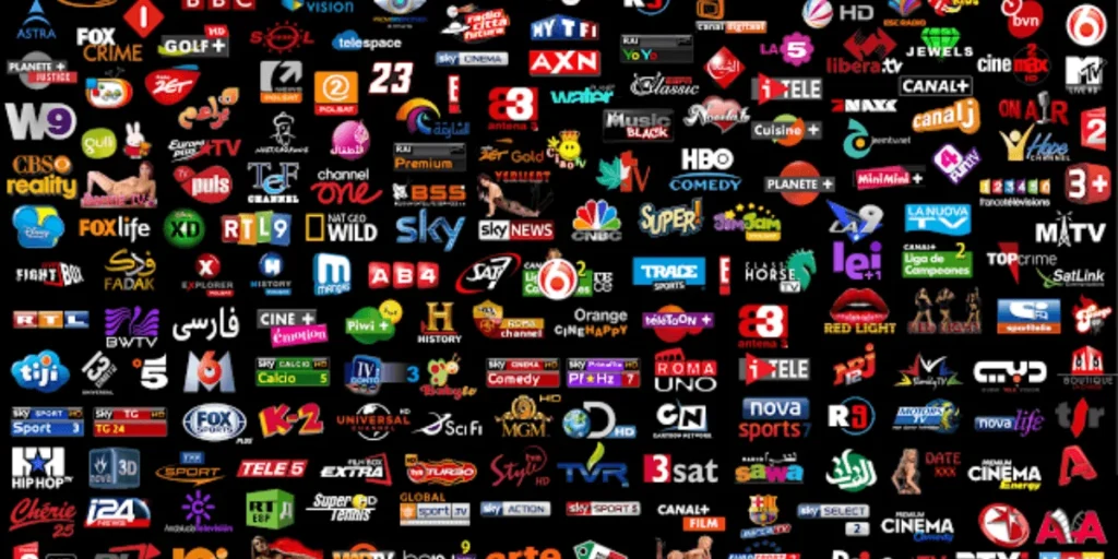 Streaming live TV using a public IPTV playlist on a smart device.