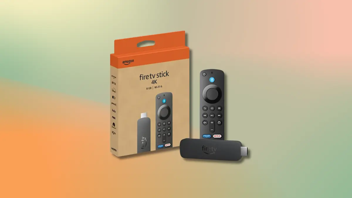 Amazon Fire TV Stick 4K device and remote – best streaming device for IPTV on Firestick